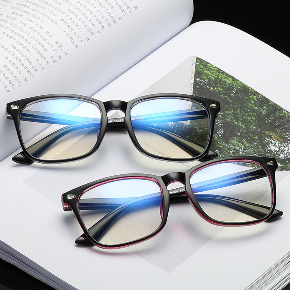 US 2-4 Pairs BLUE LIGHT BLOCKING GLASSES COMPUTER GAMER GAMING TV MEN/WOMEN
