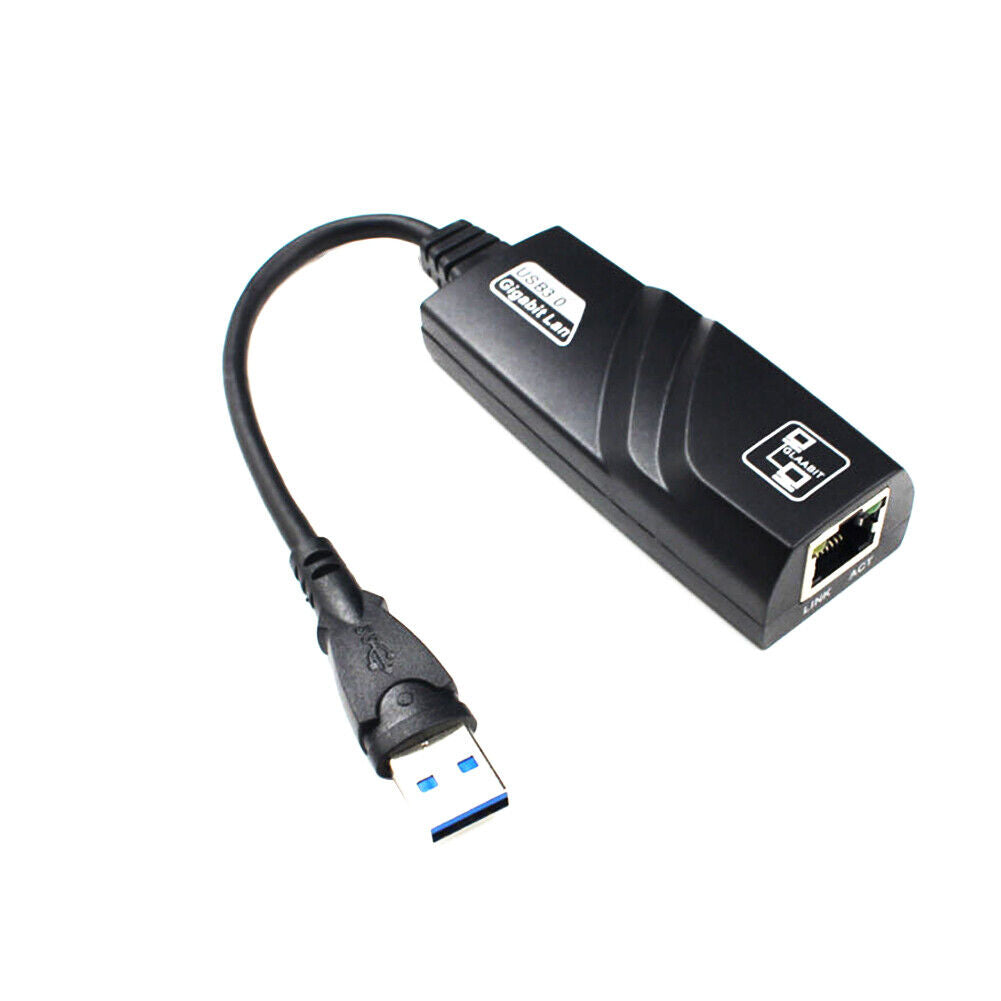US 1-2 Pcs USB 3.0 Ethernet Adapter 1000Mbps Gigabit LAN Network For Windows Mac