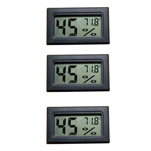 US 3-6 Pack Digital Indoor LCD Temperature Humidity Meter Gauge Thermometer