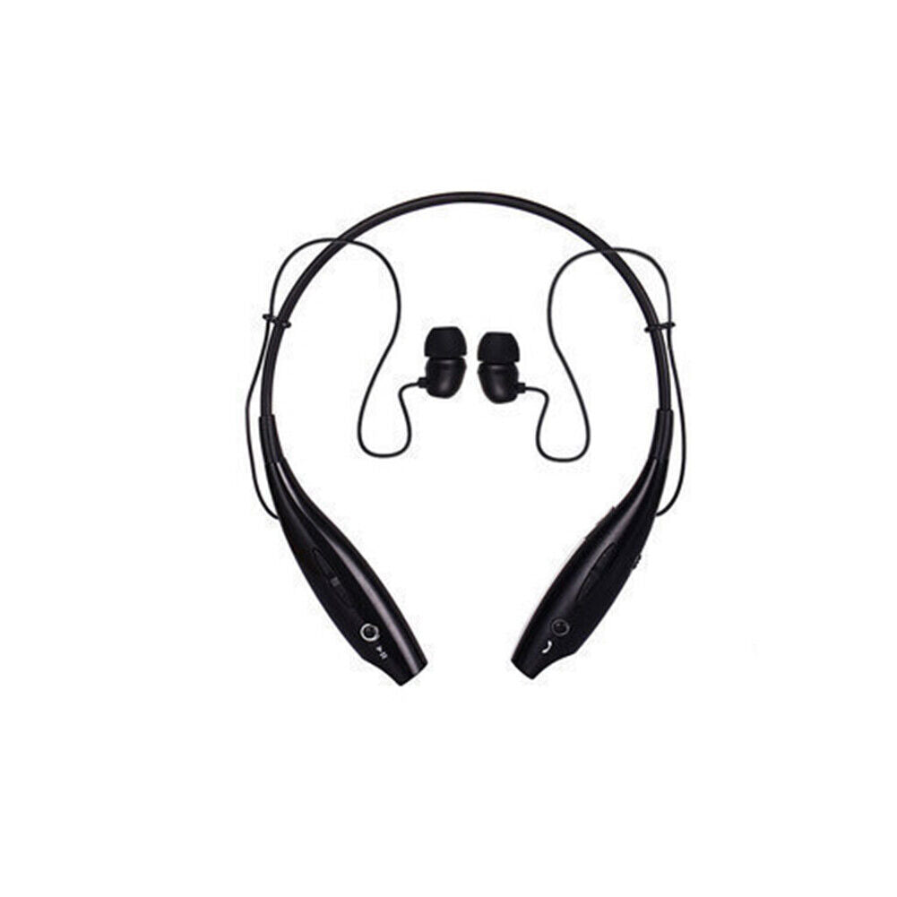 1-2Pc Bluetooth Neckband Wireless Headphones Mic Headset Stereo Earbuds Earphone