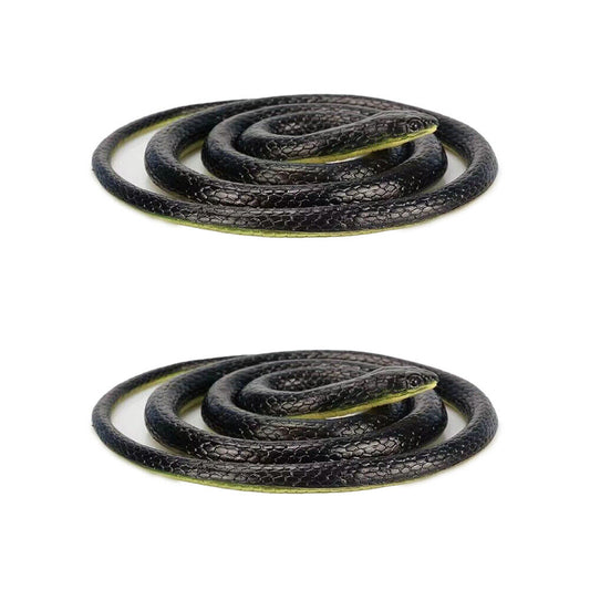 US 2-4 Pcs Fake Realistic Snake Lifelike Real Scary Rubber Toy Prank Party Joke