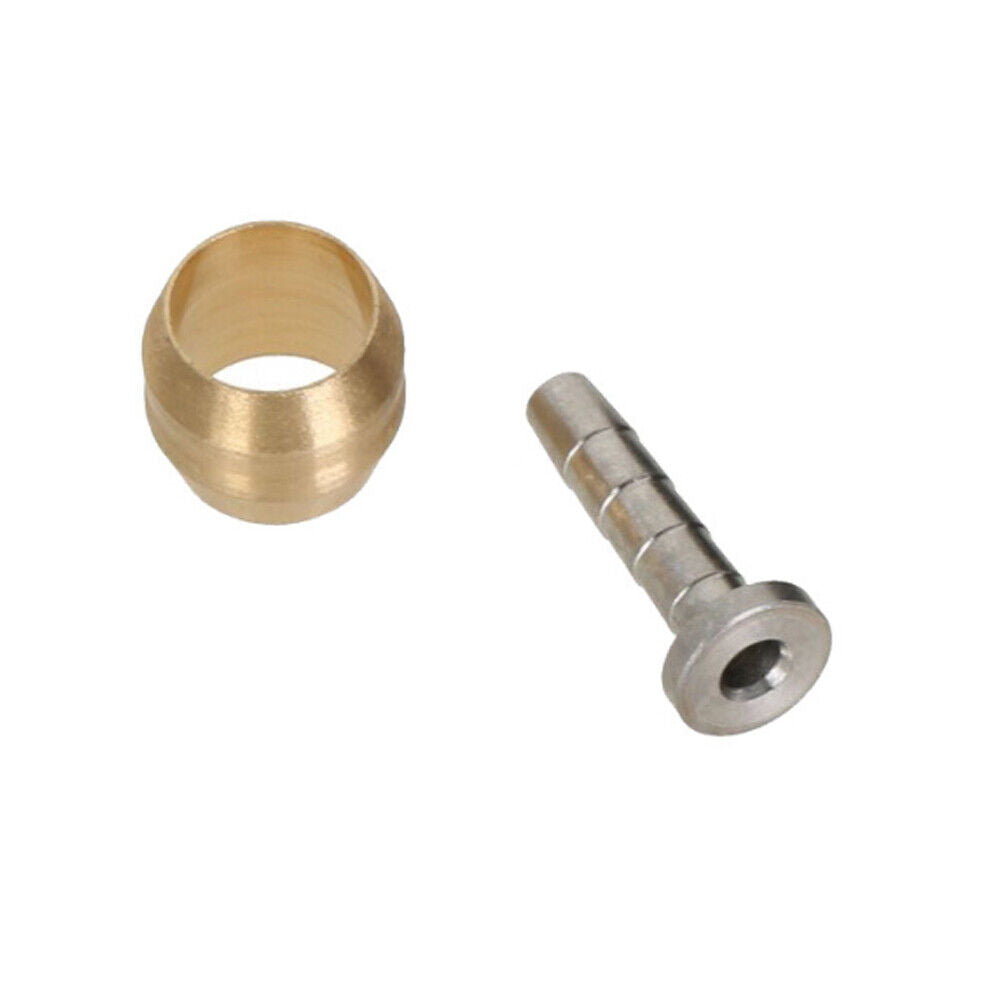 US1-2Pc BH90 Bicycle Brake Olive Brass Connecting Insert Kit Hydraulic Disc Hose