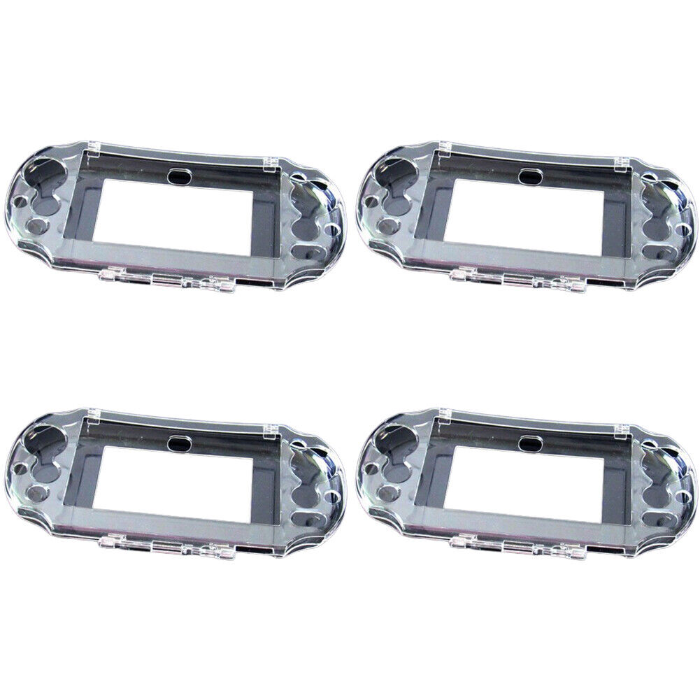 US2-4Pc Transparent Clear Full Housing Case Shell PS VITA 2000W/Screen Protector