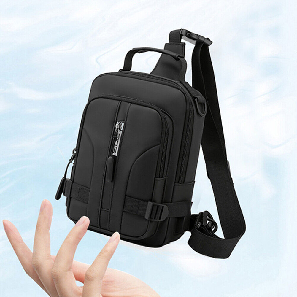US Waterproof Men Women Sling Bag Chest Fanny Cross Travel Shoulder Backpack