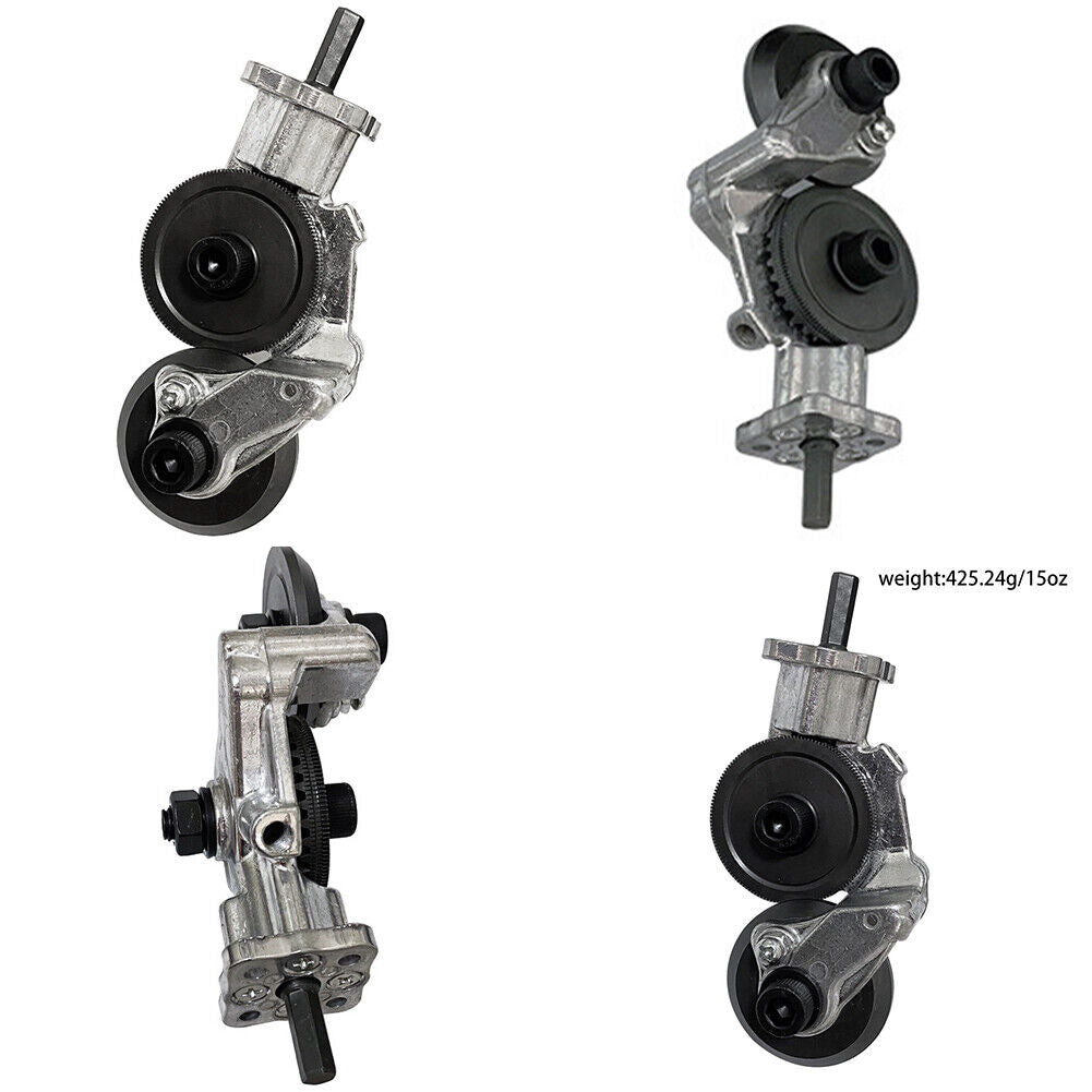 US 1-2 Pc Electric Drill Plate Cutter Sheet Metal Nibbler Precise Cutting Sheet