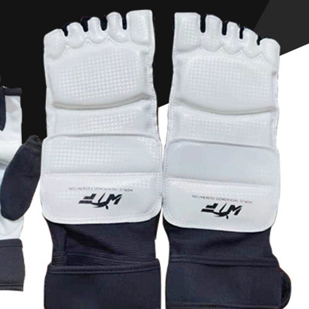 US 1-2Pairs TaeKwonDo Foot Guard Protector TKD Martial Arts Sparring Instep Gear