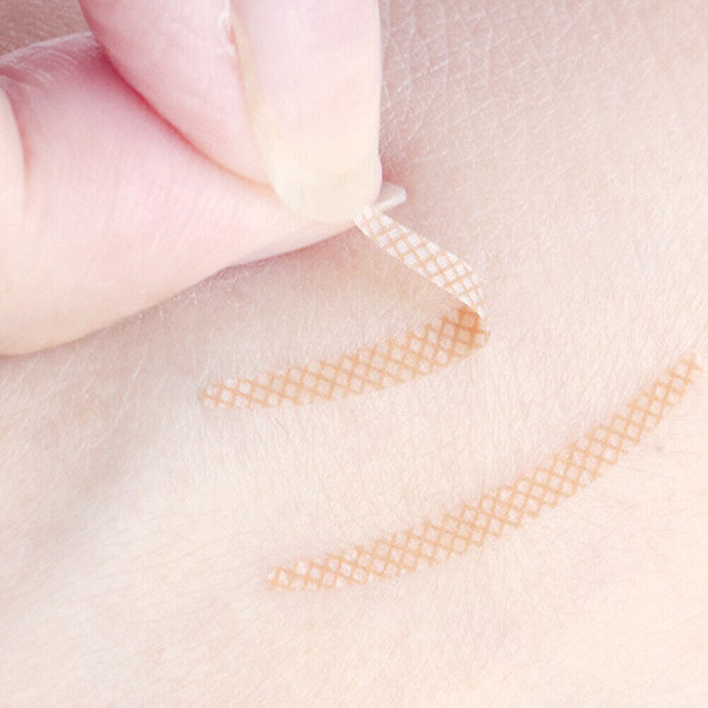 US 1200-2400 Pairs Clear Double Eyelid Sticker Tape Narrow Transparent Natural