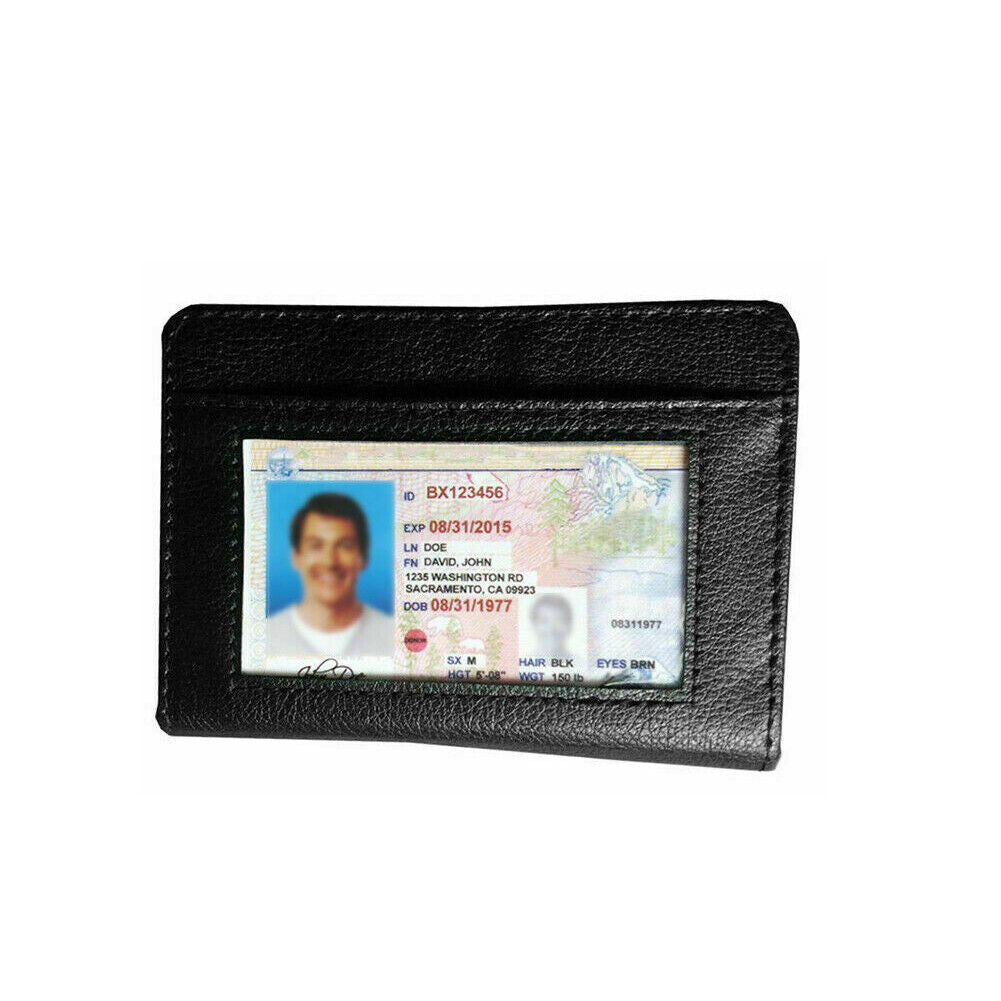 US 1-2 Pack Lock Slim Secure Men Women Blocking Money Credit Card Holder Wallets