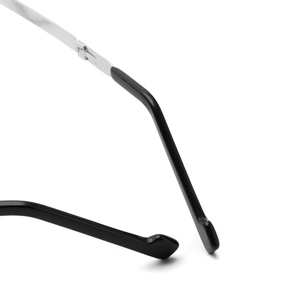 US 2-4Pairs Foldable Light Titanium Material Screwless Anti-Blue Reading Glasses