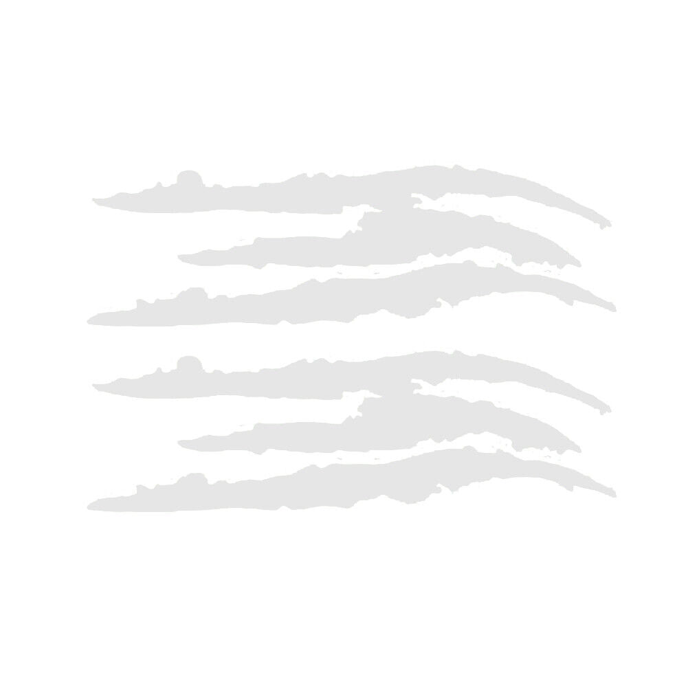 US 2-4Pc Monster Claw Mark Scratch Car Headlight Sticker Stripe Reflective Decal