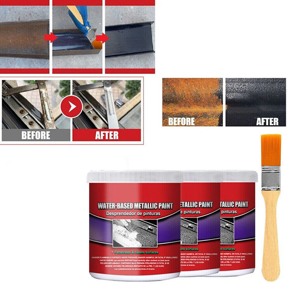 US 2-4 Set Car Anti-Rust Chassis Converter Water-Based Primer Metal Rust Remover