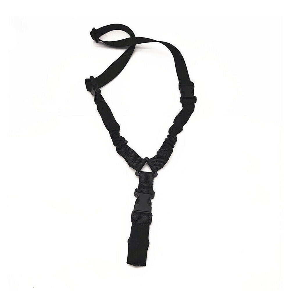 US 1~2 Pack Tactical Single Point Rifle Gun Sling Bungee Strap Adjustable Buckle