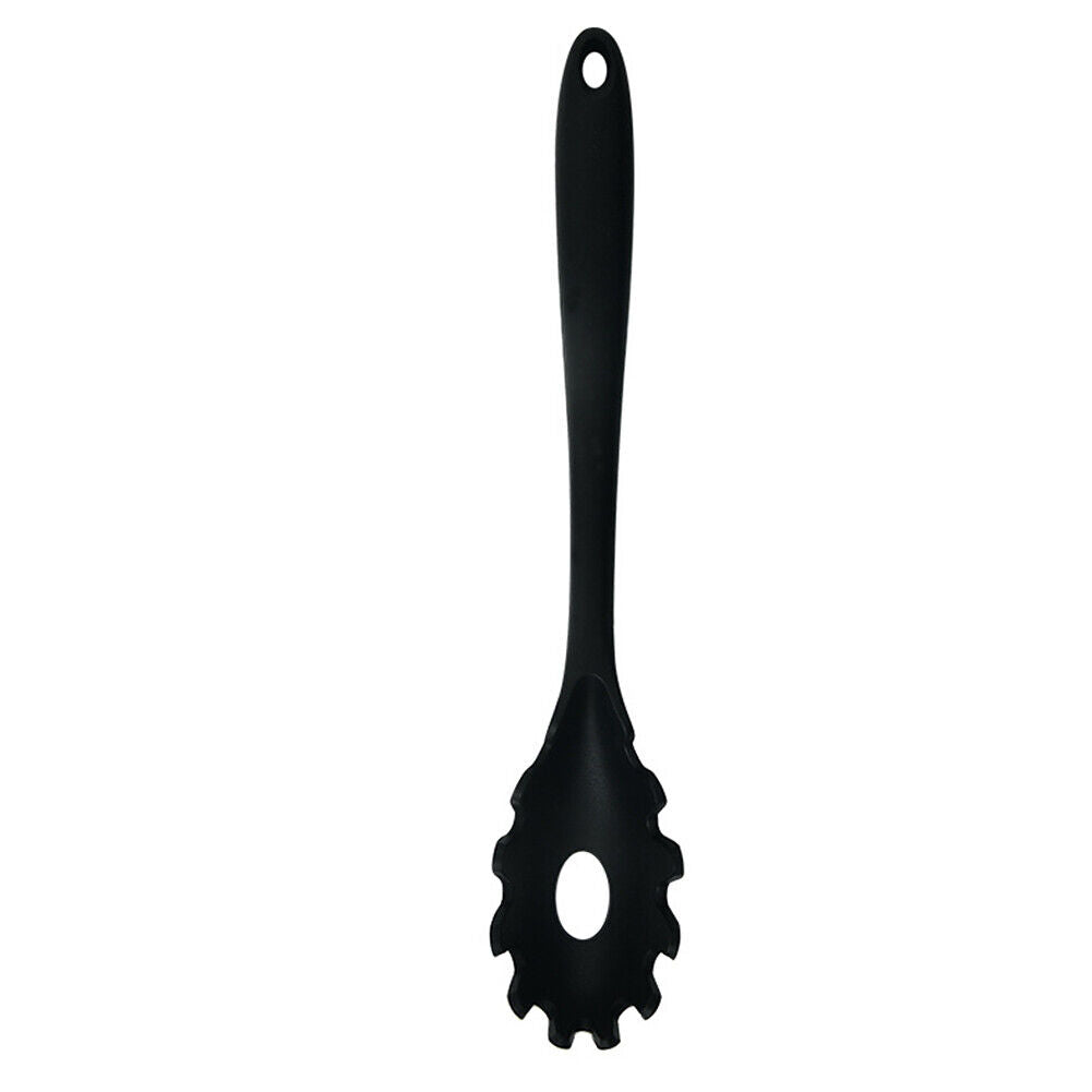 US 1-2 Pack Silicone Pasta Fork Heat Resistant Noodle Spaghetti Server Spoon