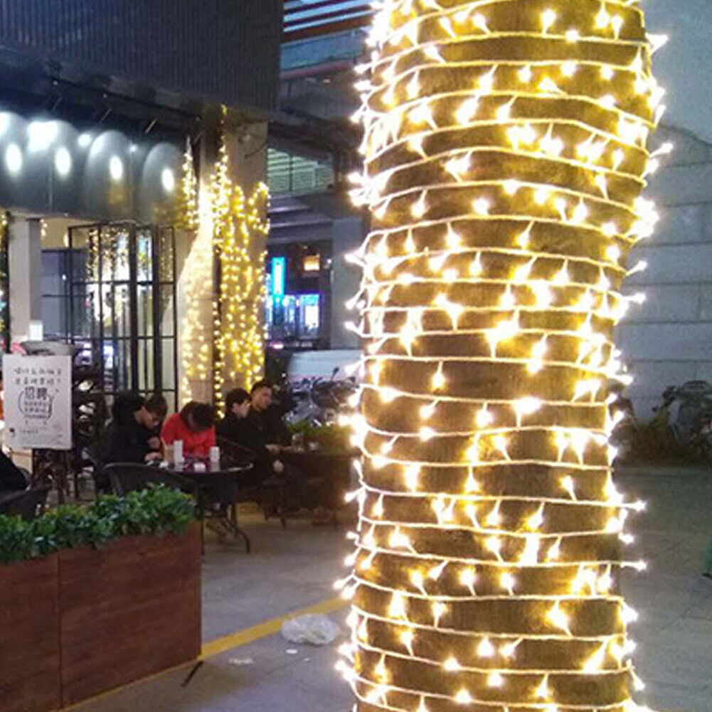 US 2-4 Pc Fairy String Light LED Christmas Tree Wedding Party Decoration Outdoor