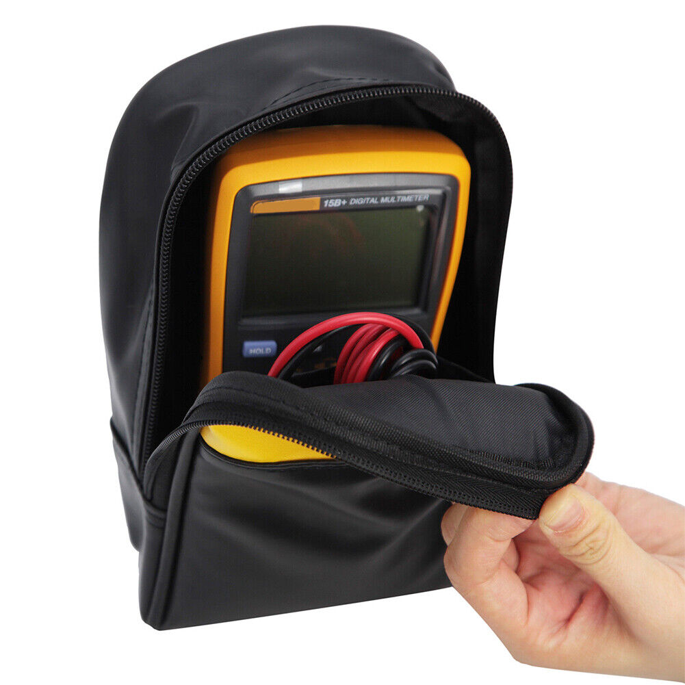 US 1-2 Pack Soft Carrying Case Electricians For Fluke Multimeter Storage Bag