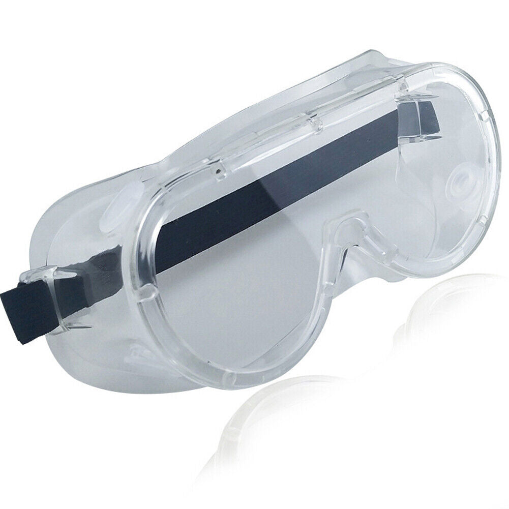 US 2-4 Pcs Safety Goggles Anti-Fog Over Glasses Eyes Protect Lab Work Clear Lens