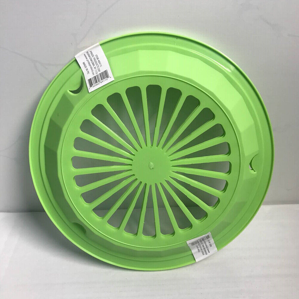 US 20-40 Pack Plastic Paper Plate Holders, Picnic Supplies, 4 Colors 10 Inches