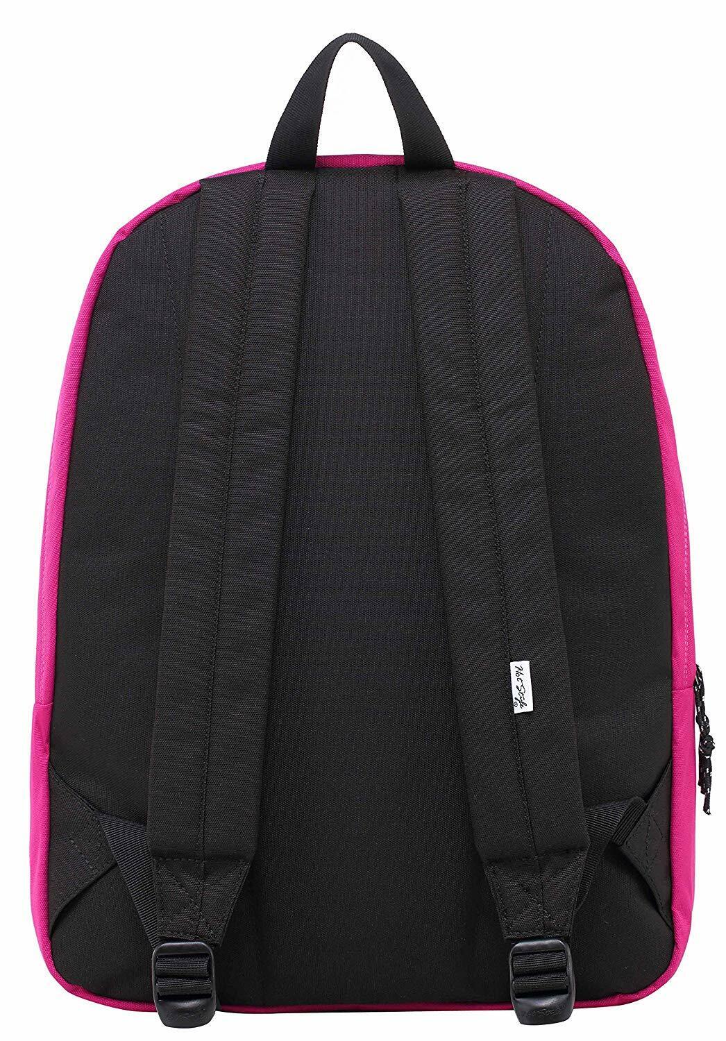 SIMPLAY Classic School Backpack Bookbag, 17"x12.5"x5",Assorted Colors and Prints