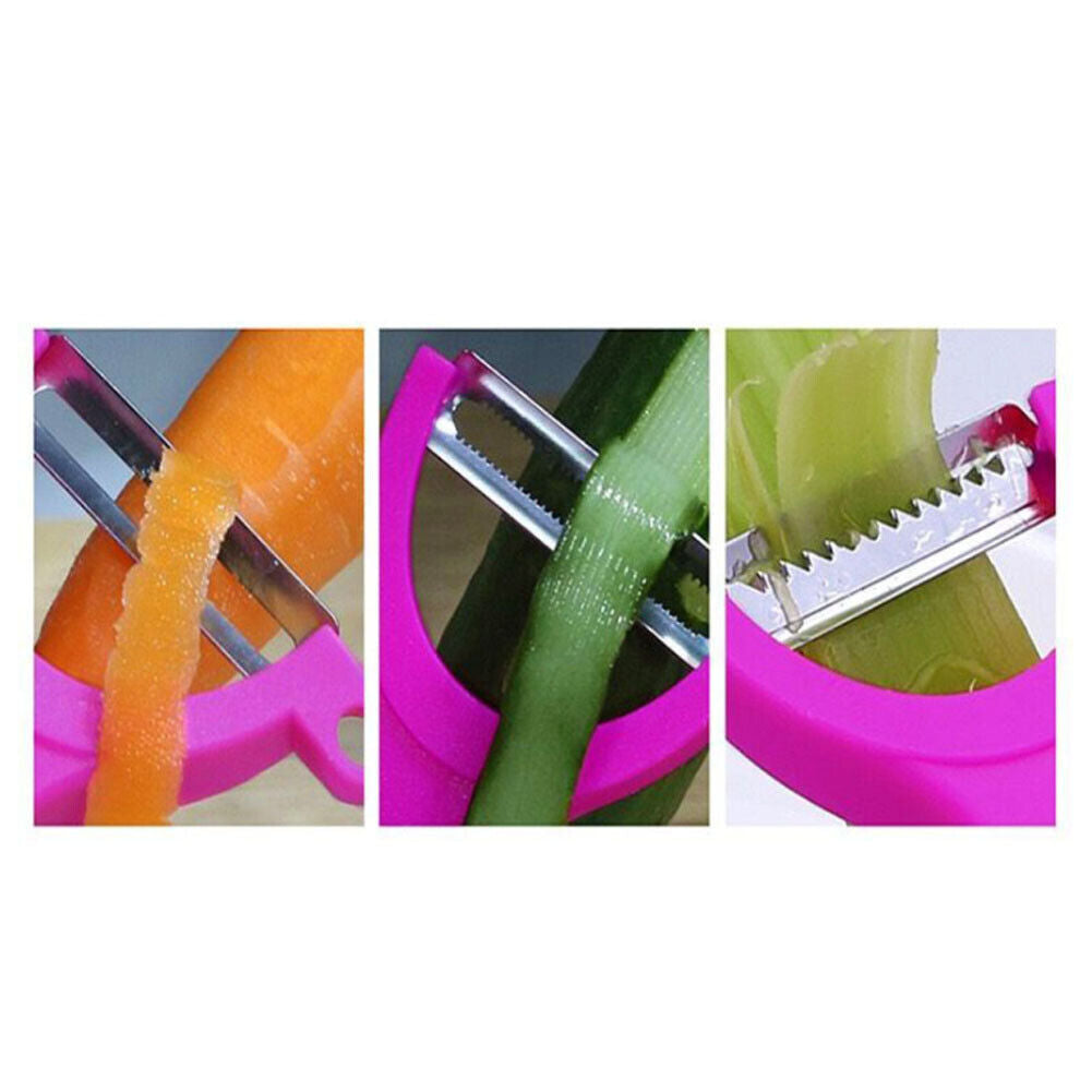 US 3-6 Pc Kitchen Potato Peeler Vegetable Grater Cabbage Cutter Slicer Stainless