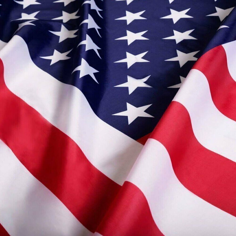 US 4-8 Pack 2x3 Ft American USA United States Flag with Grommets Outdoor Indoor