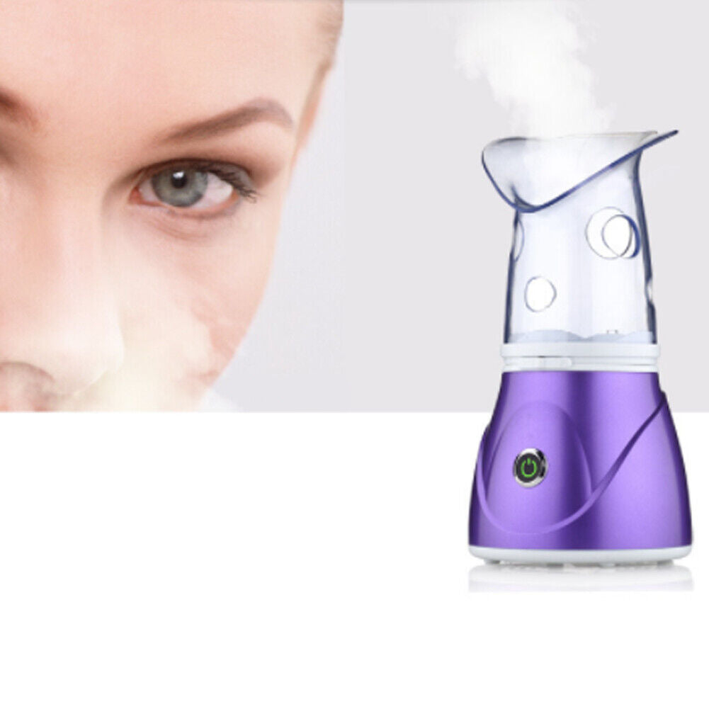 US 1-2 Pc Ionic Face Steamer Deep Cleanser Skin Care Moisturize Facial Sprayer