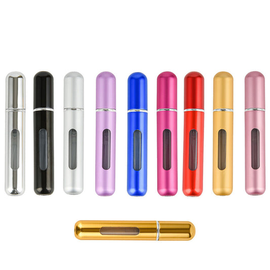 US10-20 Pack Portable Mini Refillable Perfume Empty Spray Bottle Pump Case