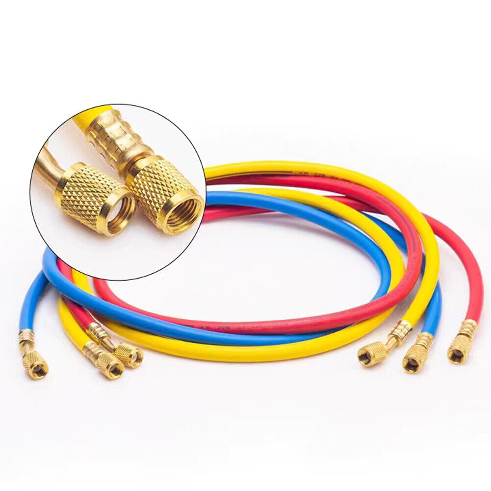 US  Durable HVAC A/C Charging Service R12 R22 R134a R502 Manifold Gauge Set