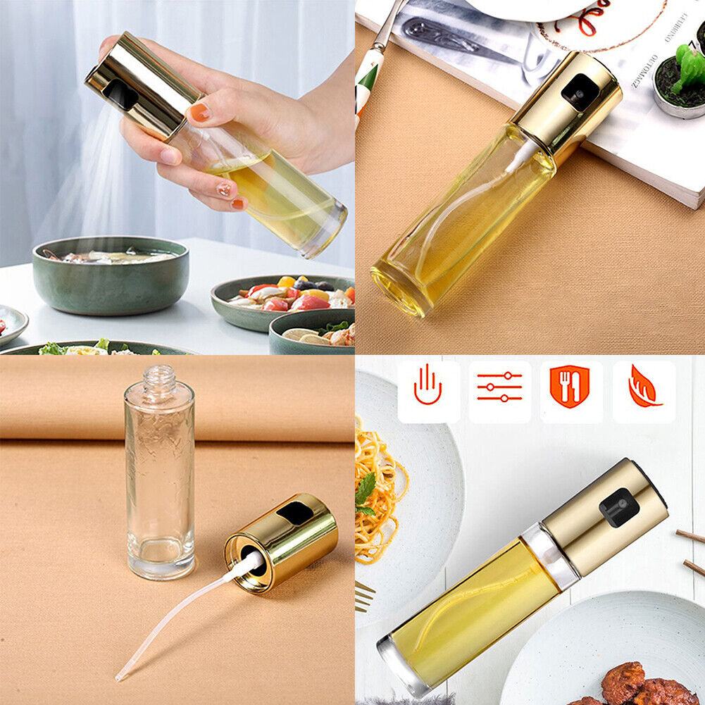 US 3-6 Pack Oil Sprayer For Cooking Olive Sprayer Mister Spray Pump Fine Bottle