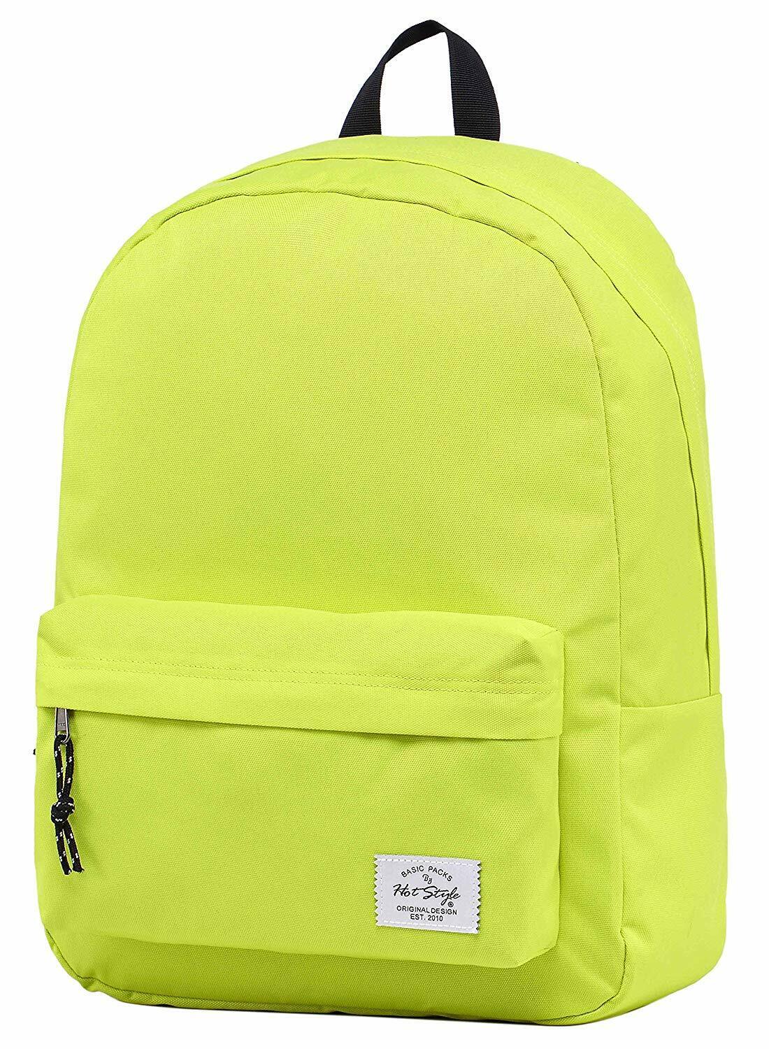 SIMPLAY Classic School Backpack Bookbag, 17"x12.5"x5",Assorted Colors and Prints