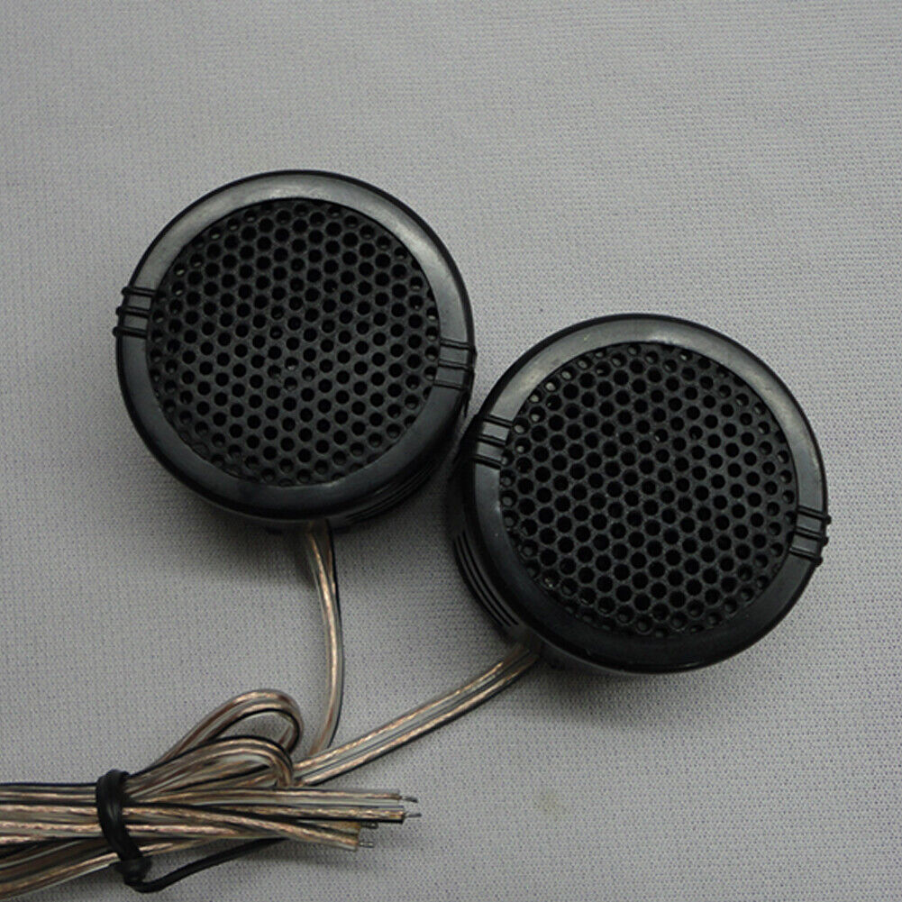 US 2-4 Pack 600W Super High Frequency Mini Car Dome Tweeters Built-In Crossovers