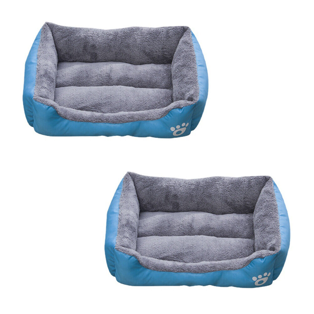 US Washable Pet Dog Cat Bed Puppy Cushion House Pet Soft Warm Kennel Mat Blanke
