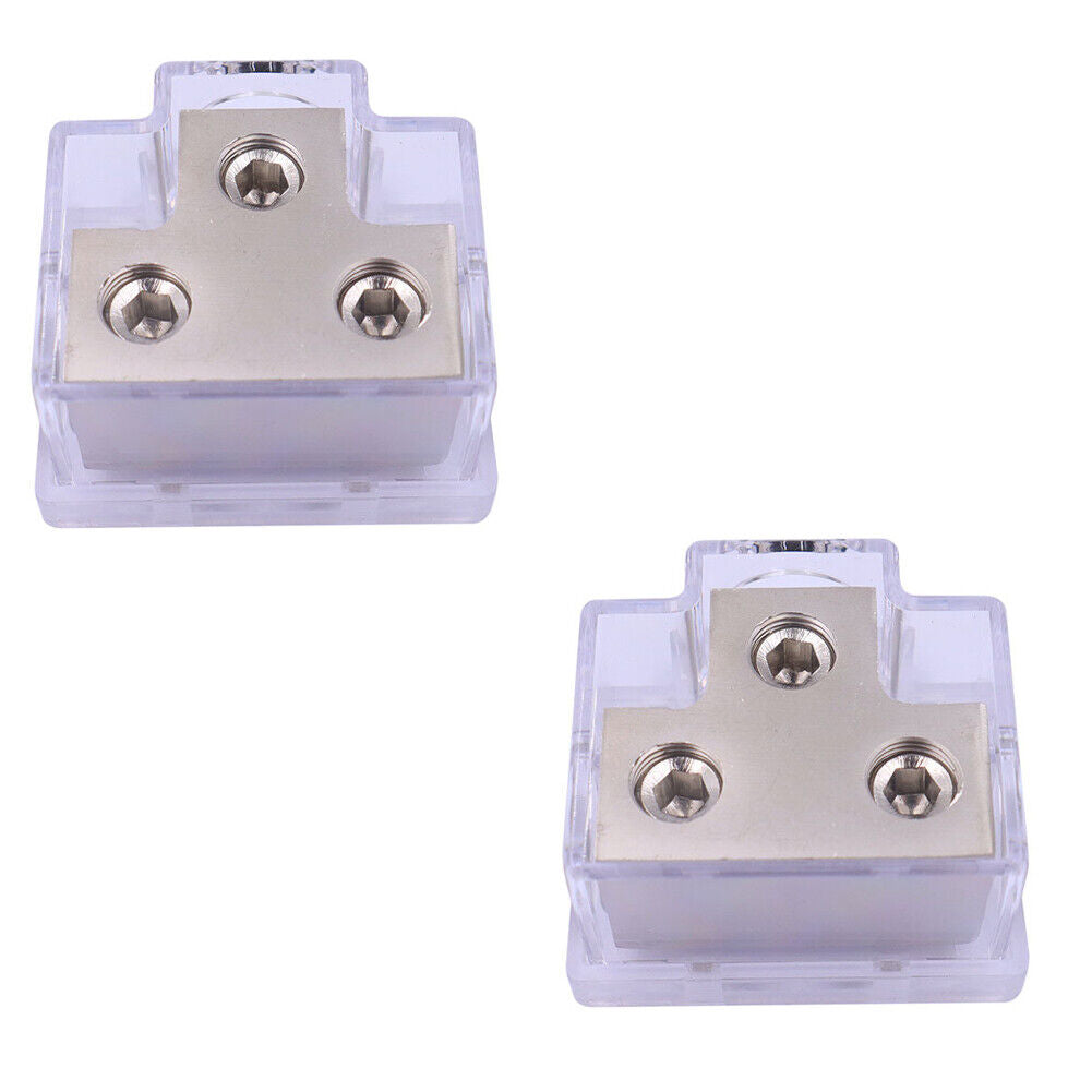 US 1-2 Pc 1/0 Gauge Input to 2 x1/0 Gauge Output Power/Ground Distribution Block