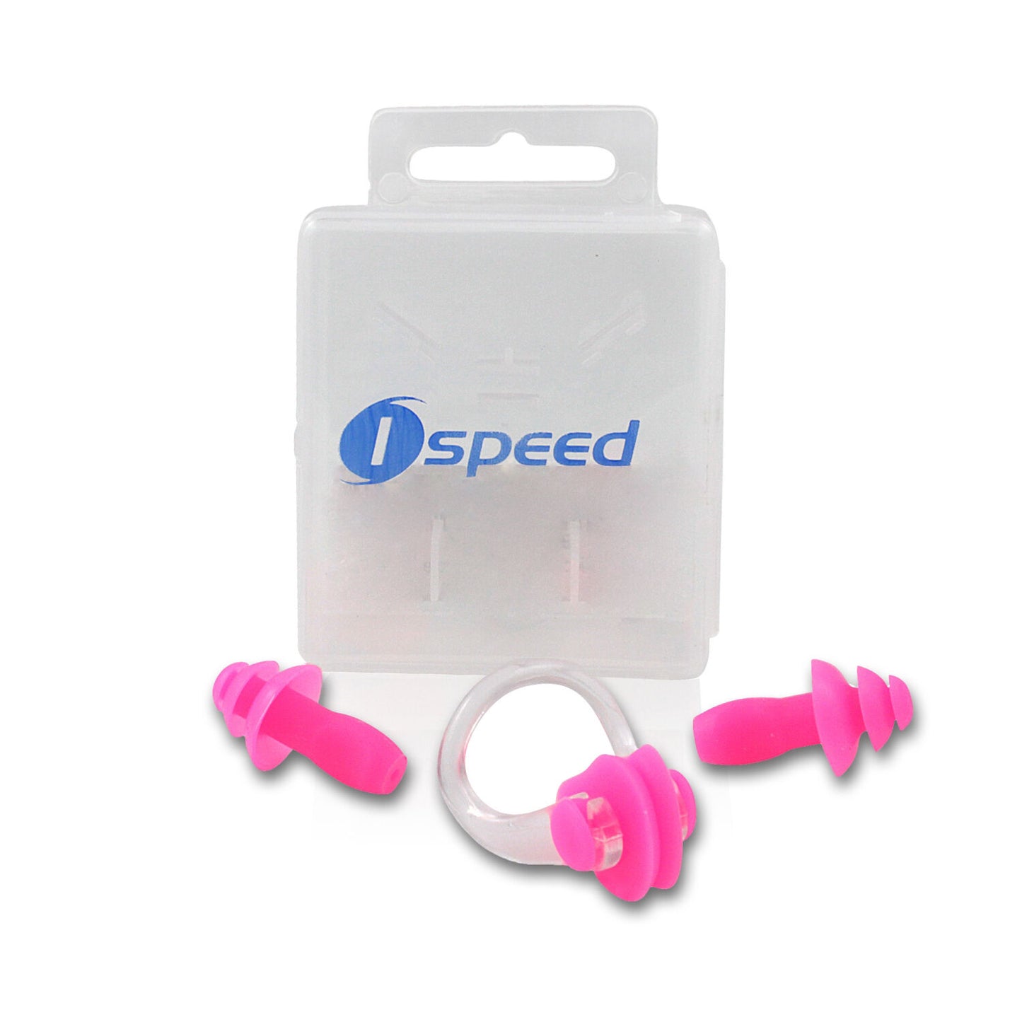 Ispeed Silicone Ear Plugs & Nose Clip Set