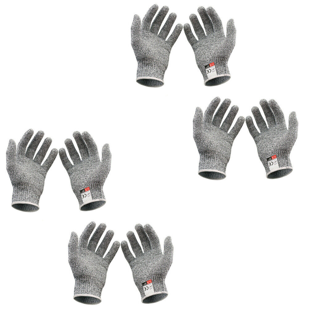 US 2-4 Pairs Butcher Gloves Cut Resistant Stab Proof Anti-Scratch L5 Protection
