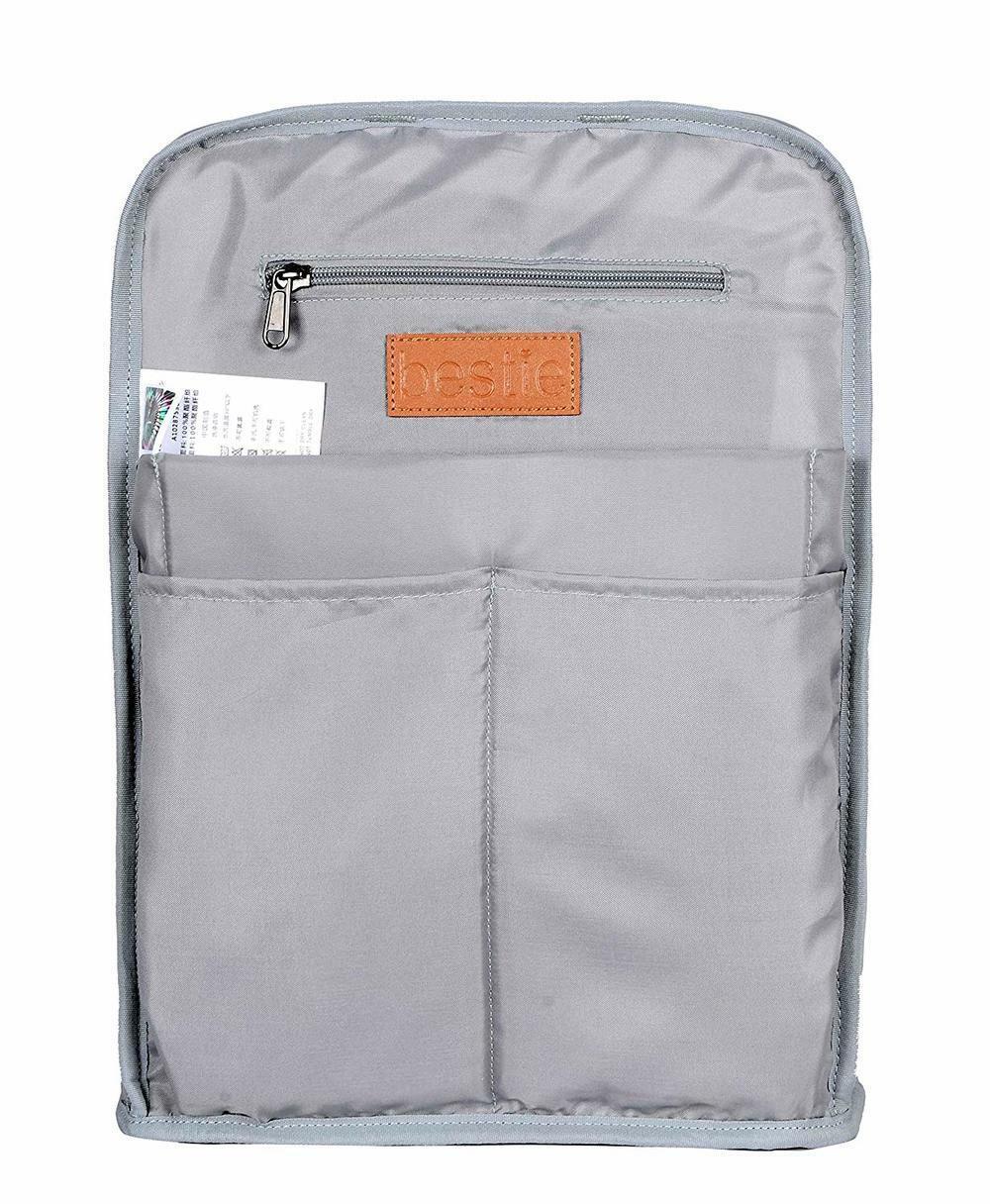 BESTIE 14" College Bookbag Backpack Cute for Women, 14.6"x10.3"x5.1"
