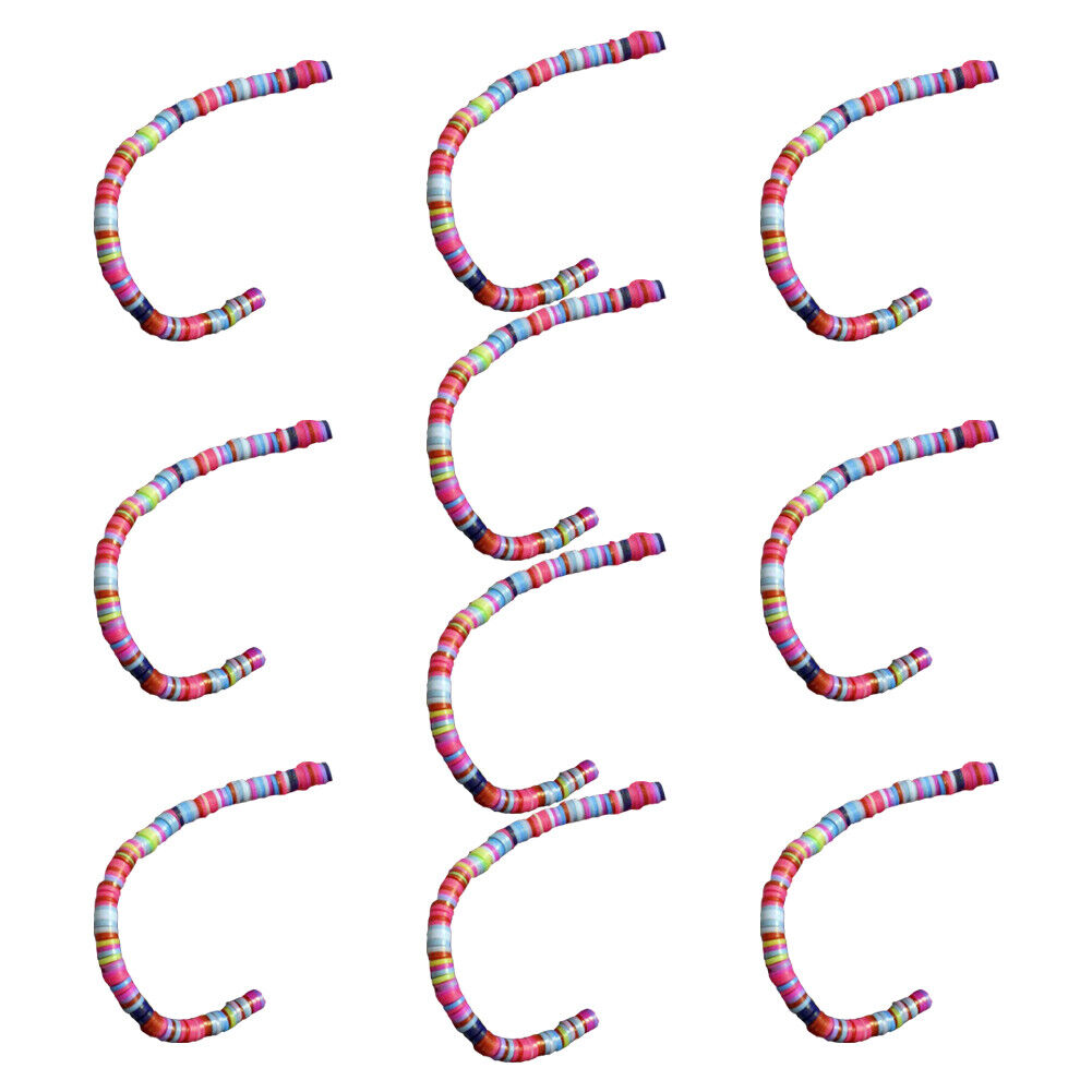 US 10 Strands Shiny Color 6mm Flat Round Polyme Clay Boho Heishi Beads Chip Disk
