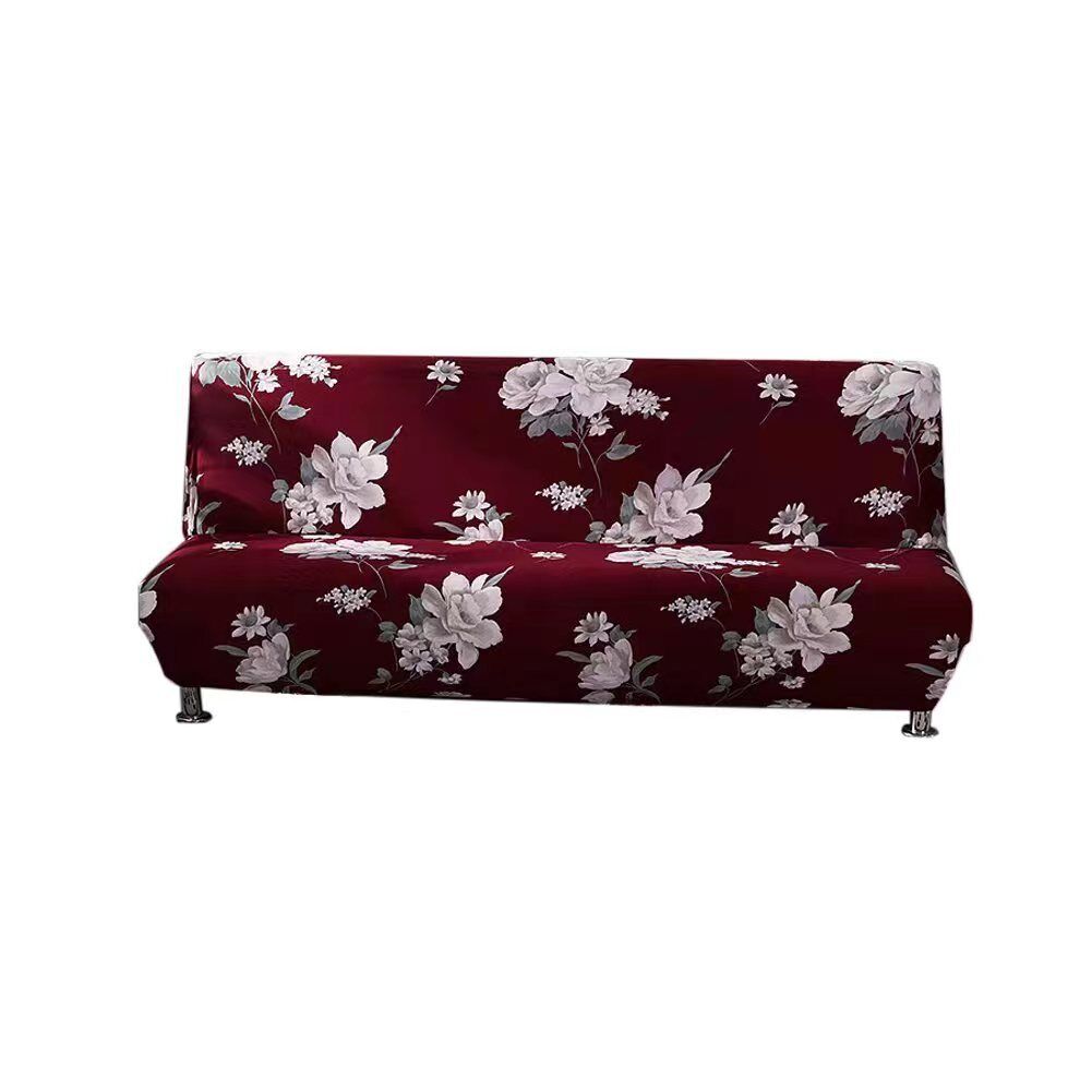 Futon Slipcover Armless Sofa Cover Stretch Sofa Bed Slipcover Protector Elastic