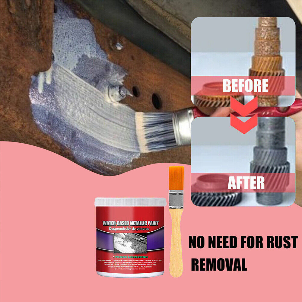 US 2-4 Set Car Anti-Rust Chassis Converter Water-Based Primer Metal Rust Remover