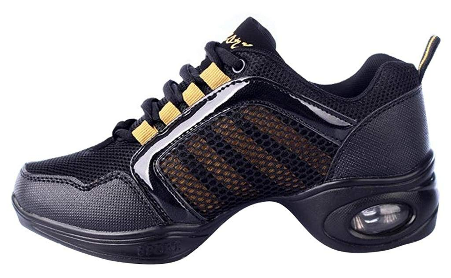 Women's Mesh Breathable Modern Ballroom Lightweight Comfort Dance Sneaker