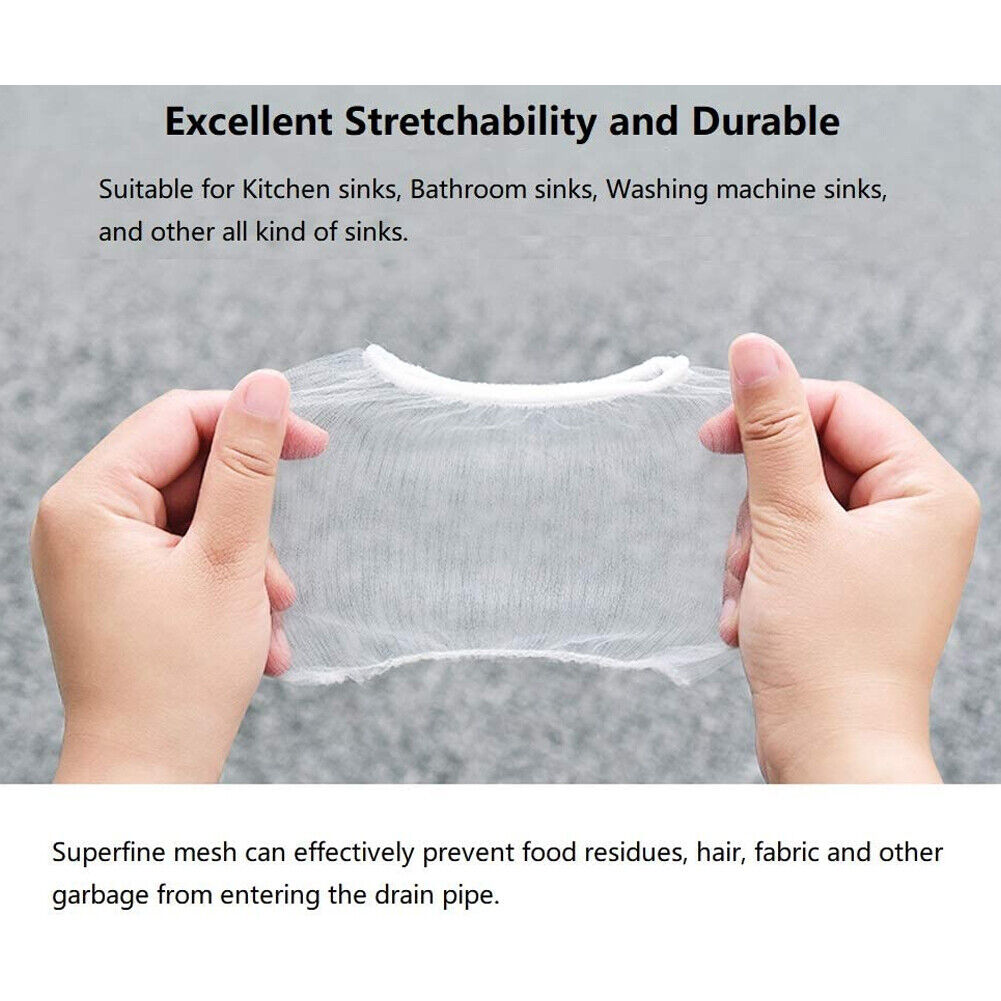 US 200~400 Pack Disposable Mesh Sink Strainer Bag Kitchen Sink Strainer Mesh Bag
