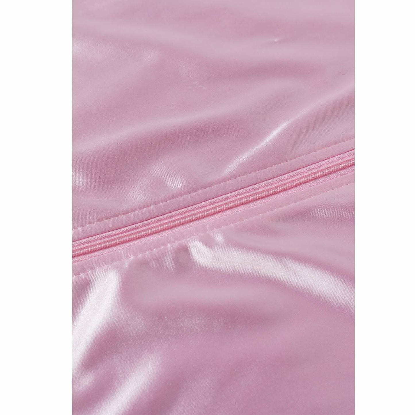 Womens 1950s Pink Satin Jacket with Neck Scarfs Adult & Kids Halloween Cosplay