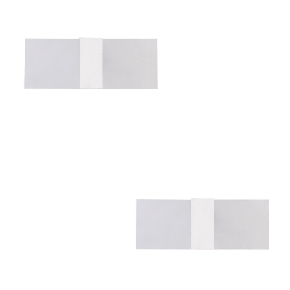 US 1-2 Pack Modern LED Wall Sconce Dimmable Up Down Cube Light Lamp Fixture