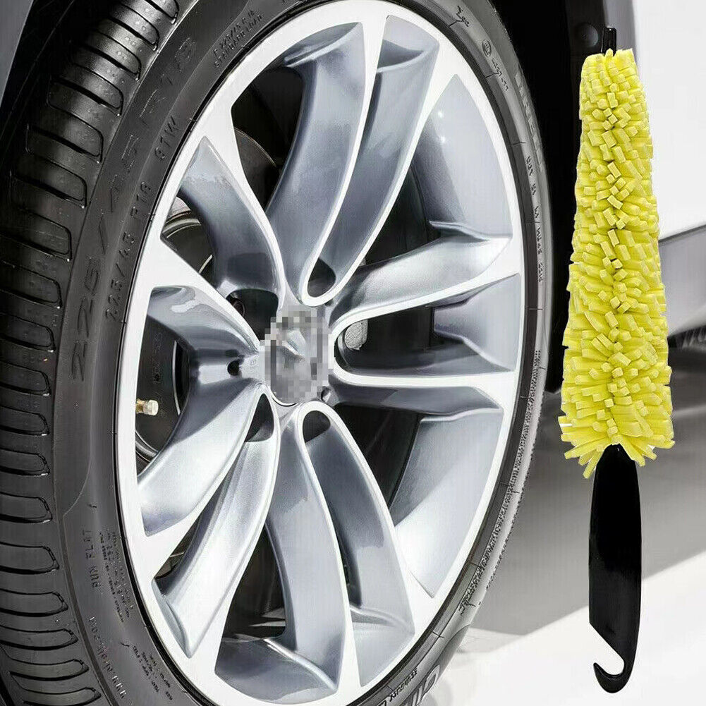 US 4-8 Pc Car Detailing Cleaning Brush Tire Rim Washing Scrub Wheel Cleaner Tool
