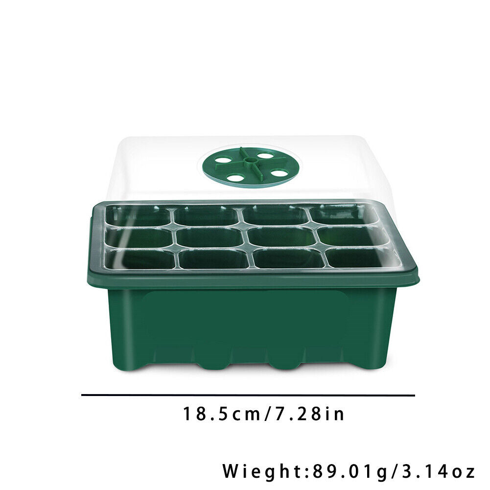 US 5-10 Pack Seed Starter Tray Peat Pots Kit Plant Growing Nursery Biodegradable