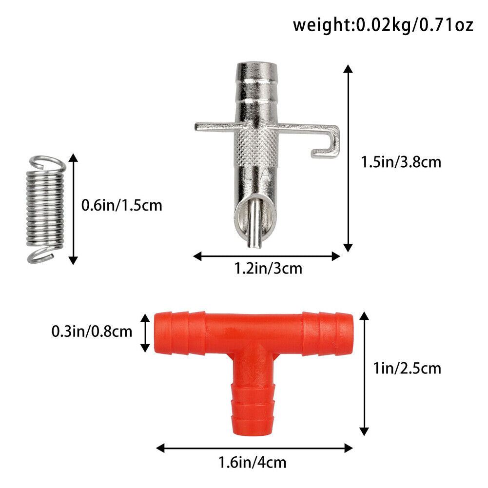 US 40-80 Pc Automatic Rabbit Nipple Drinker Feeder Bunny Poultry Watering System