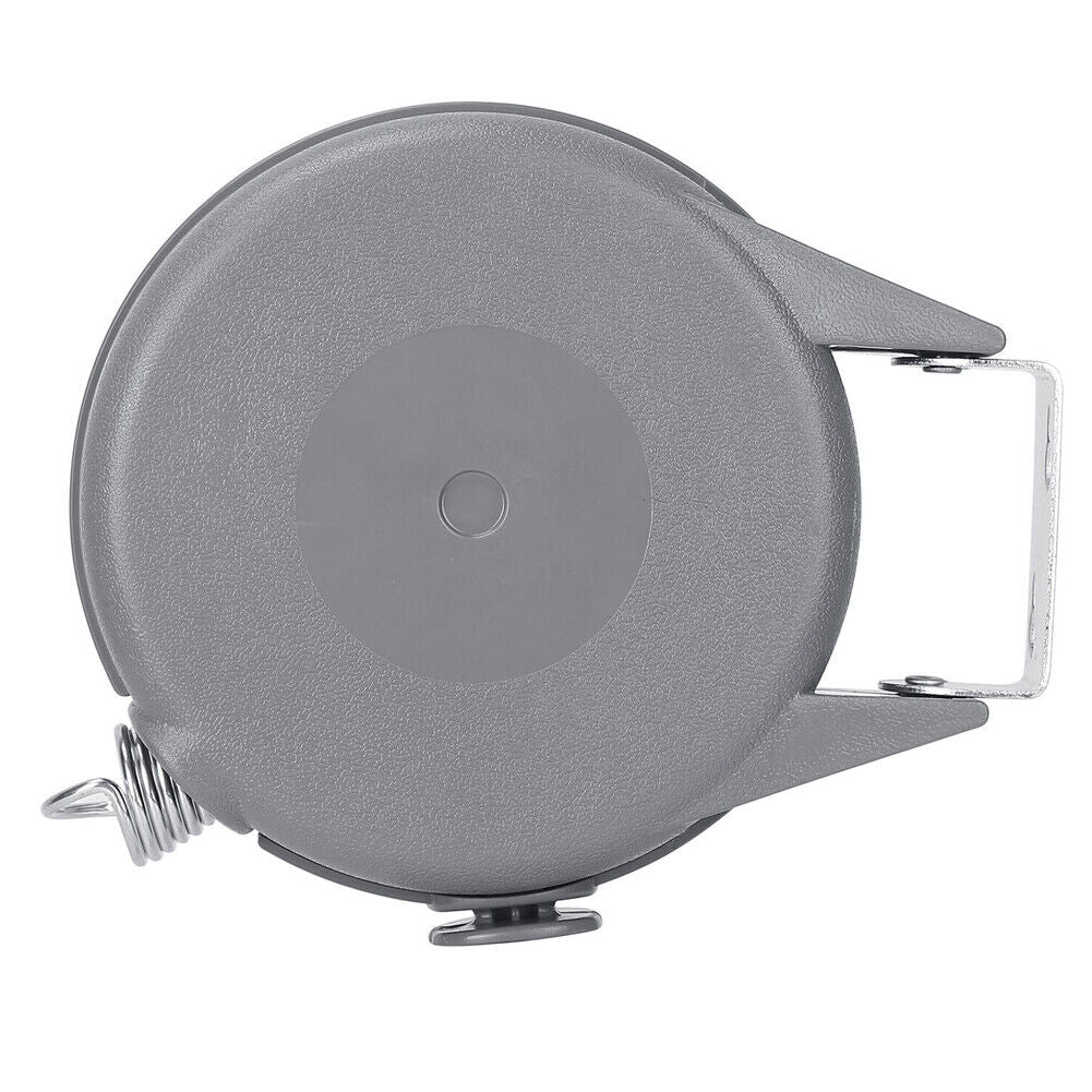 US 49 Ft Retractable Clothes Line Portable Hanging Dryer Adjustable Rope String