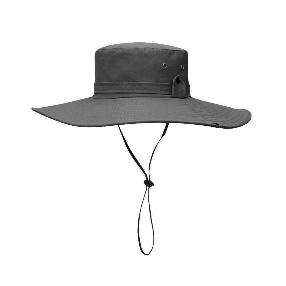 US 1-2 Pc Military Sun Block Outdoor Safari Cap Boonie Fishing Hiking Bucket Hat