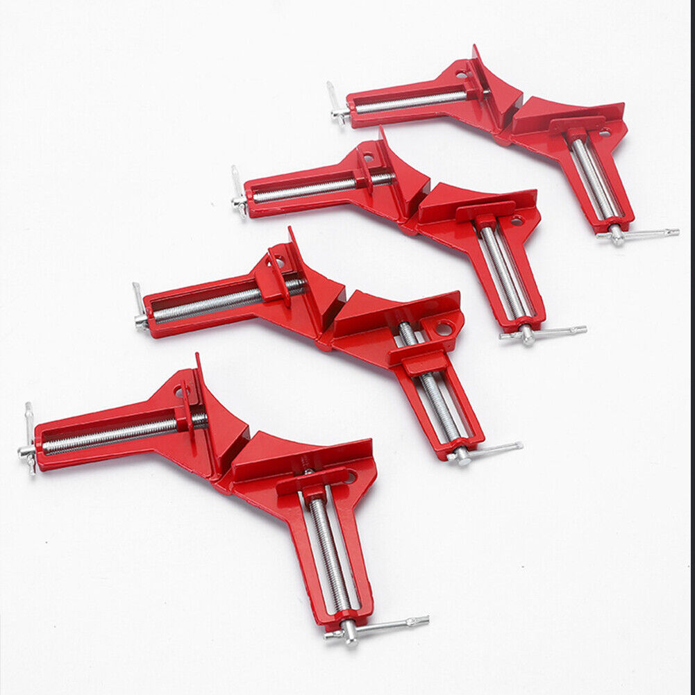 US 4-8Pc 90 Degree Right Angle Corner Clamp Woodworking Wood For Kreg Jigs Tool