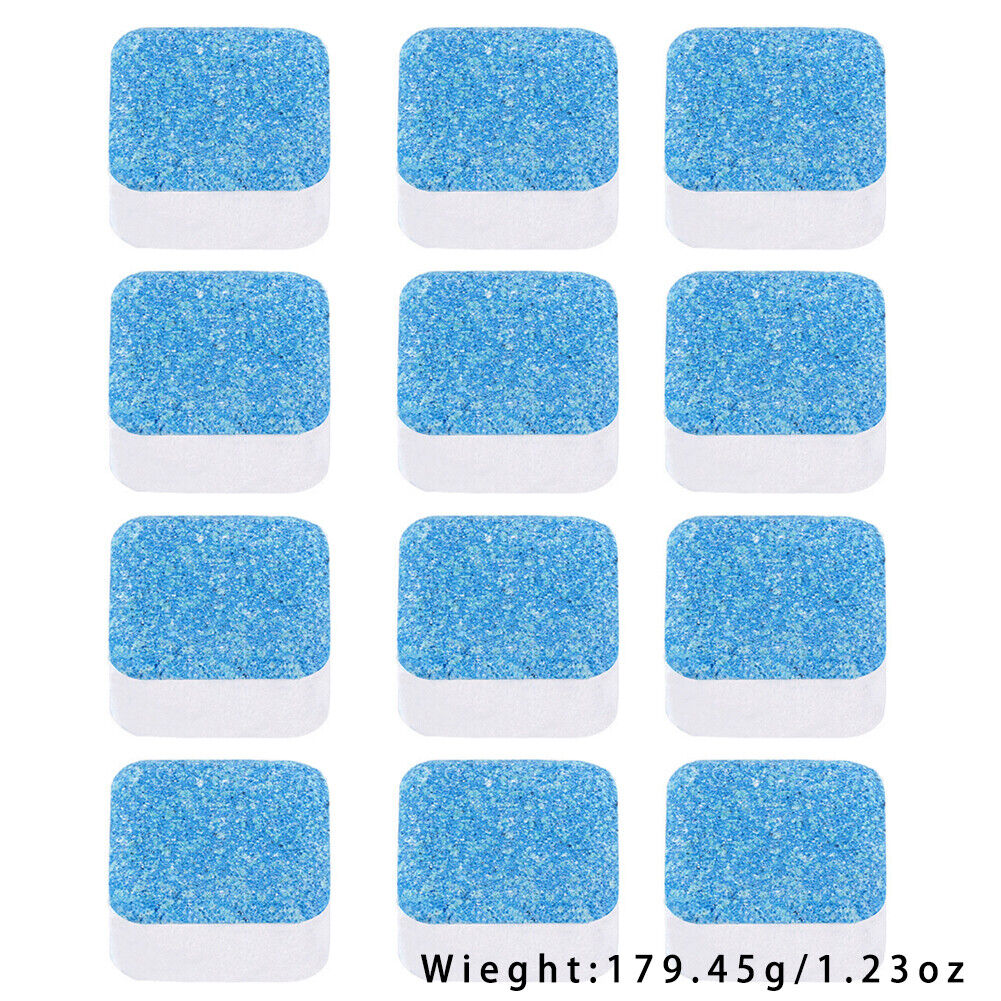 US 36-72 Pcs Solid Washing Machine Cleaner, Triple Decontamination Effervescent