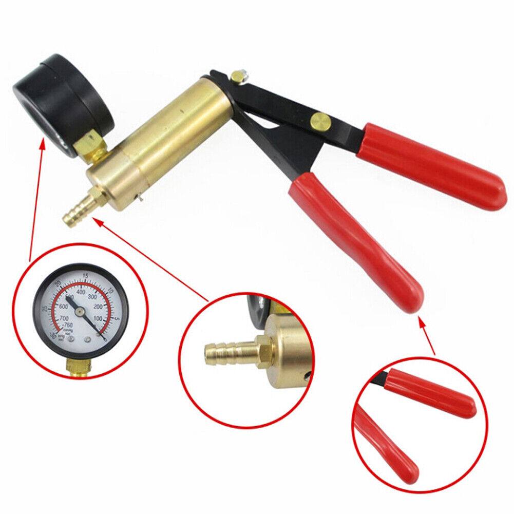 US Brake Bleeder Tester Kit Hand Held Vacuum Pressure Pump Tester Car Motorcycle
